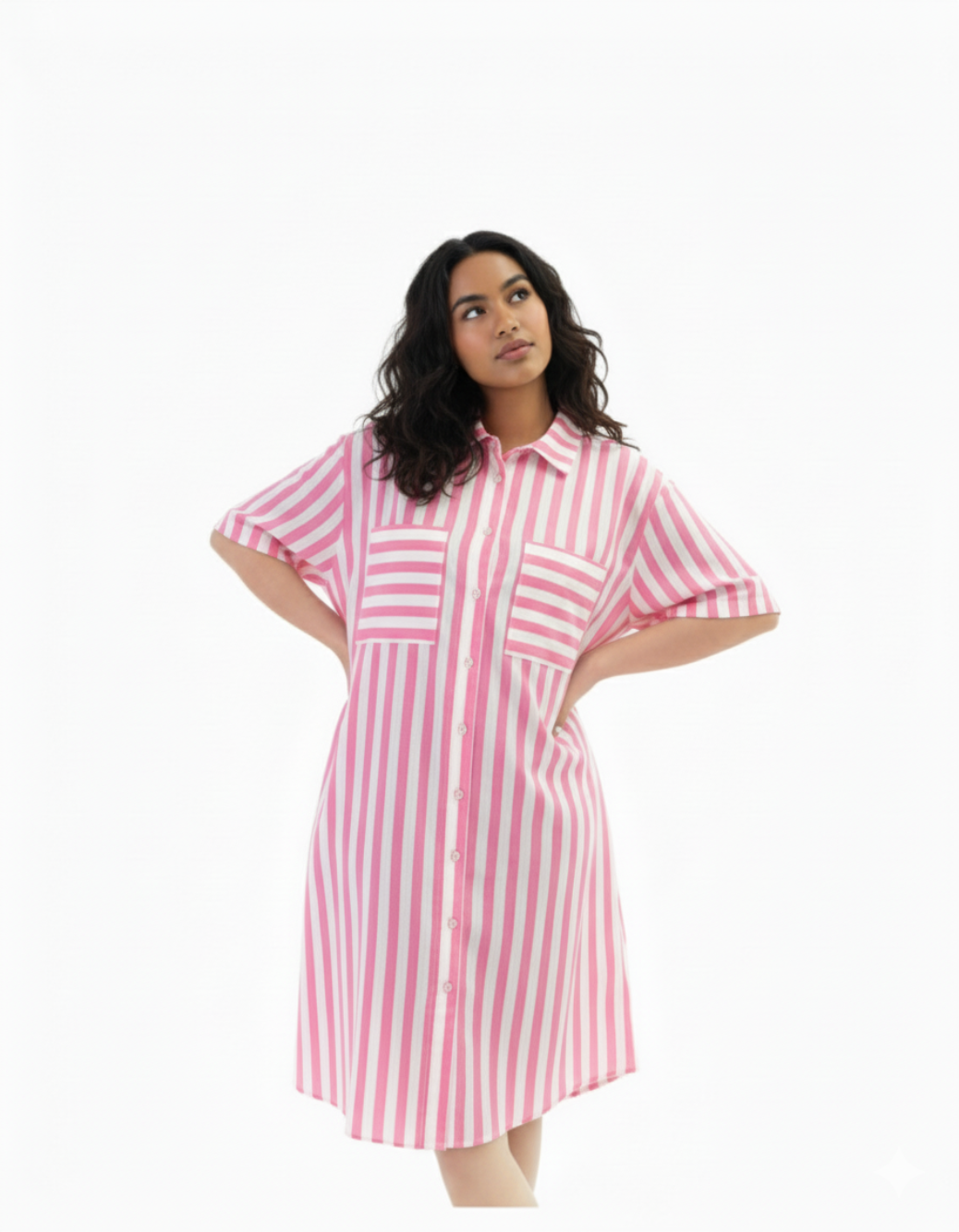 Rosewood Stripes | Shirt Dress
