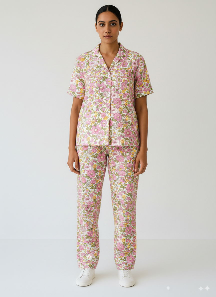 Garden Bloom | Shirt & Full Pant Set