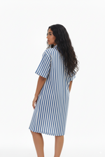Deep Sea Lines | Shirt Dress
