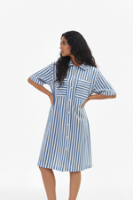 Deep Sea Lines | Shirt Dress