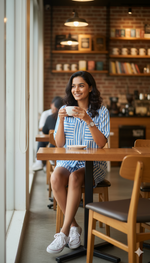 Deep Sea Lines | Braless Short Set & Shirt