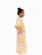 Golden Petals | Shirt Dress