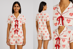 Checkered Heart | Shirt & Shorts Set